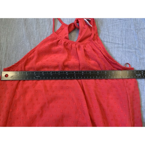 Elle Dress Juniors Medium Red Sleeveless - Picture 4 of 5